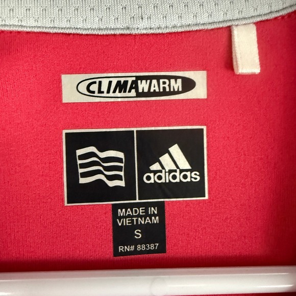 Adidas ClimaWarm Golf Jacket Womens Small Long Sleeve Pink Athletic Performance - Picture 5 of 10